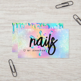 Glitter Poolse weekmaker voor holografisch gebruik Visitekaartje