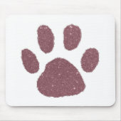 Glitter pootafdruk muismat (Voorkant)