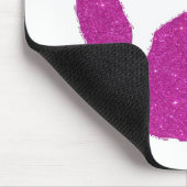 Glitter pootafdruk muismat (Hoek)