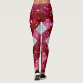 Glitter Pop Argyle Leggings (Achterkant)