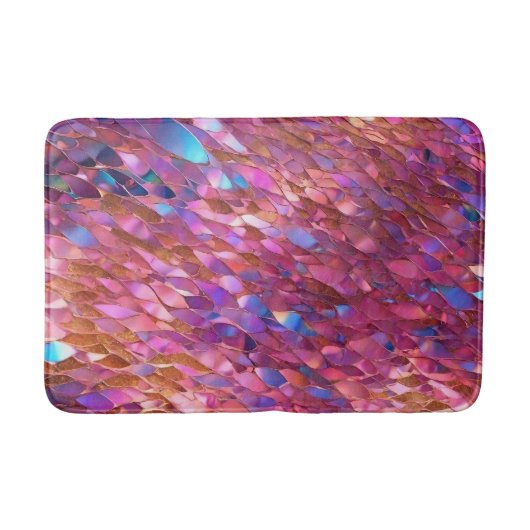 Glitter Populair Opal Holografisch Collectie Badmat (Voorkant)
