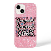 Glitter prachtige meisjes doodle