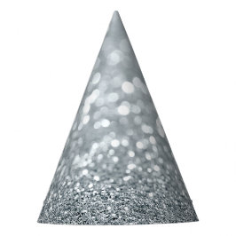 Glitter Prinses Zilveren Glans Glamour  Feesthoedjes
