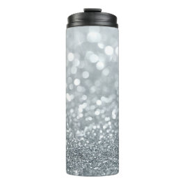 Glitter Prinses Zilveren Glans Glamour  Thermosbeker