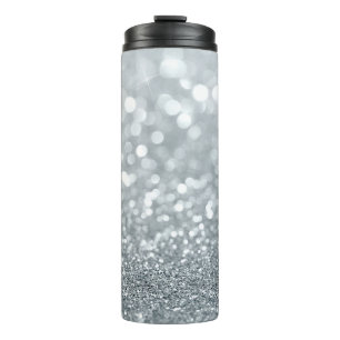Glitter Prinses Zilveren Glans Glamour  Thermosbeker