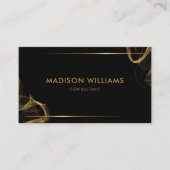  Glitter Professional van zwart en goud Visitekaartje (Voorkant)
