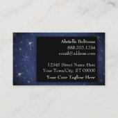 Glitter Professioneel Vervangende Preschool Lerare Visitekaartje (Achterkant)