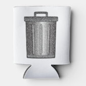 Glitter prullenbak blikjeskoeler (Voorkant)