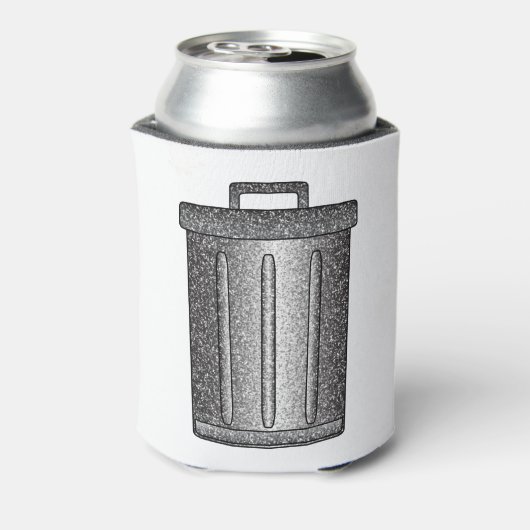 Glitter prullenbak blikjeskoeler (Blikje Achterkant)