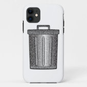 Glitter prullenbak Case-Mate iPhone case (Achterkant)