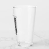 Glitter prullenbak glas (Links)