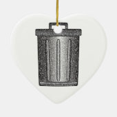 Glitter prullenbak keramisch ornament (Achterkant)