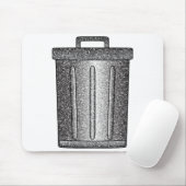 Glitter prullenbak muismat (Met muis)