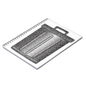 Glitter prullenbak notitieboek (Linkerzijde)