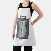 Glitter prullenbak schort (Insitu)