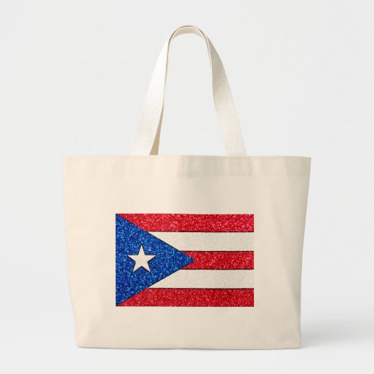 Glitter Puerto Rico canvas tas (Voorkant)
