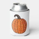 Glitter Pumpkin Blikjeskoeler (Blikje Voorkant)