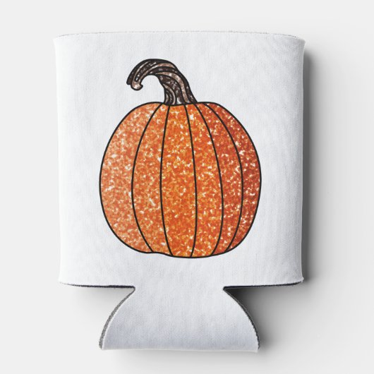 Glitter Pumpkin Blikjeskoeler (Achterkant)