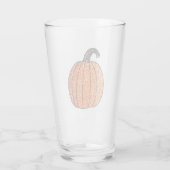 Glitter Pumpkin Glas (Achterkant)