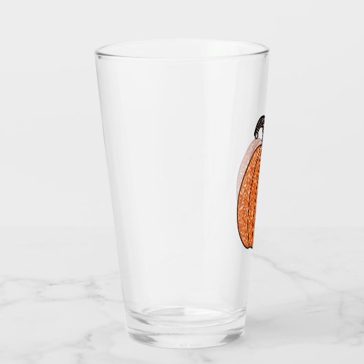 Glitter Pumpkin Glas (Rechts)