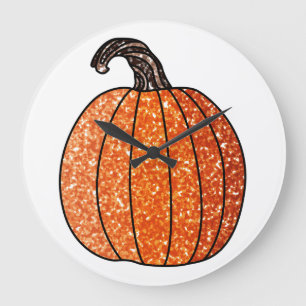Glitter Pumpkin Grote Klok