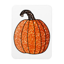 Glitter Pumpkin Magneet