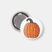 Glitter Pumpkin Magneet (Voorkant / Achterkant)
