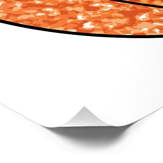 Glitter Pumpkin Perfect Poster (Hoek)