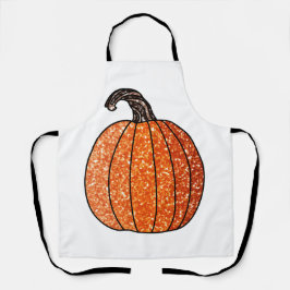 Glitter Pumpkin Schort