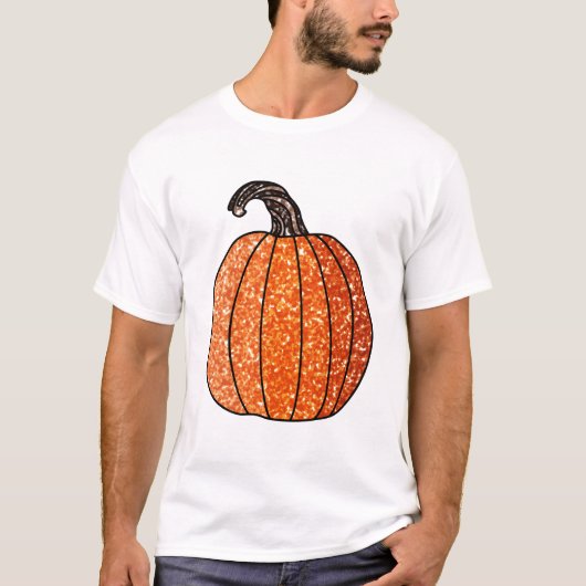 Glitter Pumpkin T-shirt (Voorkant)
