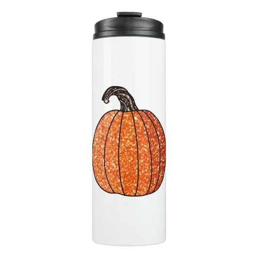 Glitter Pumpkin Thermosbeker (Voorkant)