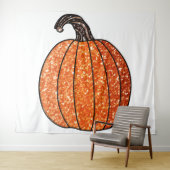 Glitter Pumpkin Wandkleed (In Situ (horizontaal))
