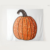 Glitter Pumpkin Wandkleed (Voorkant (horizontaal))