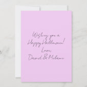 Glitter Pumpkins Halloween Wenskaart Kaart (Achterkant)