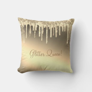 Glitter Queen Goraalheerlijke Gold Girly Sparkle Kussen