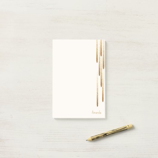 Glitter rain notes (Op bureau)