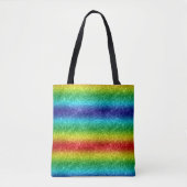 Glitter Rainbow Tote Bag (Voorkant)