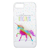 Glitter Rainbow Unicorn Case-Mate iPhone Case (Achterkant)