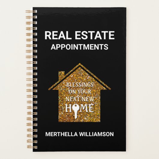 Glitter REAL ESTATE Appointes Planner (Voorkant)