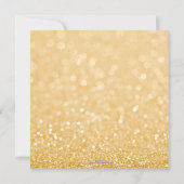 Glitter Red Carpet Hollywood Sweet 16 Uitnodiging (Achterkant)