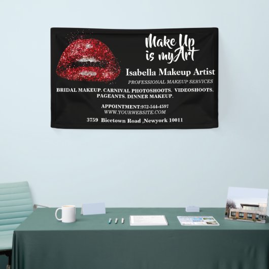 Glitter Red Lips maakt artistieke bedrijven op Spandoek (Beurs)