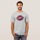 Glitter Red Lips T-shirt (Voorkant volledig)