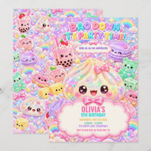 Glitter Regenboog Dumpling Squishy Feest Verjaarda