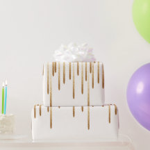 Glitter regenverpakkingspapier