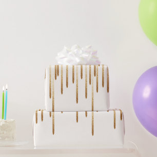 Glitter regenverpakkingspapier cadeaupapier