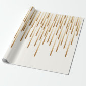 Glitter regenverpakkingspapier cadeaupapier (Uitgerold)