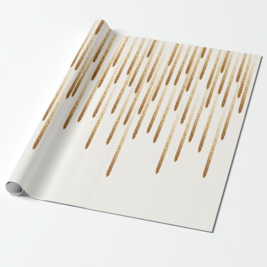 Glitter regenverpakkingspapier cadeaupapier (Uitgerold)