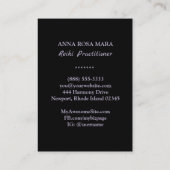 *~* Glitter- Reiki Master Teacher Symbool Visitekaartje (Achterkant)