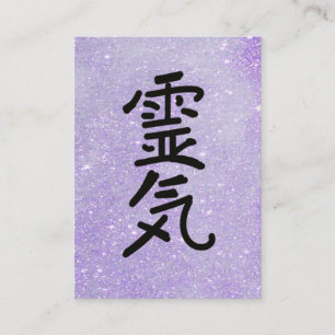 *~* Glitter- Reiki Master Teacher Symbool Visitekaartje