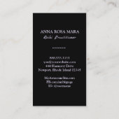 ** Glitter Reiki Master Teacher Symbool Visitekaartje (Achterkant)